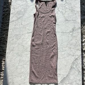 Faint Lavender Midi Dress